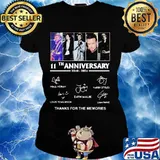 11th Anniversary One Direction Thank You For The Memories Shirt Ladies tee