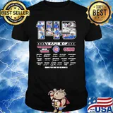 145 Years Of Chicago Cubs Thank You For The Memories Signature Shirt