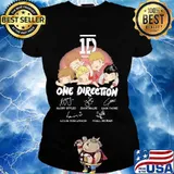 1D One Direction Signature Shirt Ladies tee