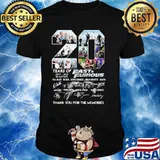 20 Years Of 2001 2021 Fast And Furious Signature Thank You For The Memories Shirt