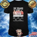 28 years 1993 2021 backstreet boys thank you for the memories signature shirt