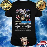 28th Anniversary 1993 2021 Backstreet Boys Thank You For The Memories Signature Shirt