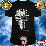Punisher Skull With Honda Car Logo Symbol Shirt