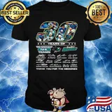 30 years of San Jose Sharks the greatest NHL teams thank you for the memories signatures shirt