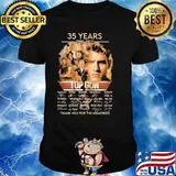 35 Years 1986 2021 Top Gun Thank You For The Memories Signature Shirt