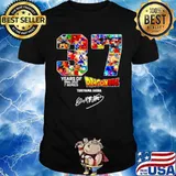 37th Years of Dragon Ball 1984 2021 signature shirt