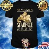 38 Years 1983 2021 Scarface Thank You For The Memories Signature Shirt