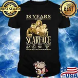 38 Years 2013 2021 Scarface Thank You For The Memories Signature Shirt