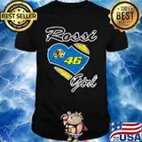46 Valentino Rossi Girl Diamond Heart Shirt