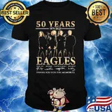 50 Years 1971 2021 Eagles Thank You For The Memories Signatures Shirt