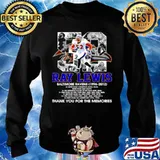 52 Ray Lewis Baltimore Ravens 1996 2012 Signatures Thanks For The Memories Sweater