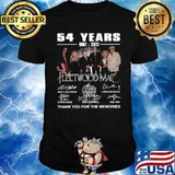 54 Years 1967 2021 Of The Fleetwood Mac Signatures Thank You For The Memories shirt
