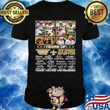 55 Years Of The Greatest Nfl Teams New Orleans Saints Thank You For The Memories Signature Shirt
