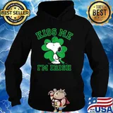 Kiss Me I’m Irish Smak Snoopy Patricks Day Hoodie