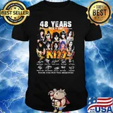48 Years 1973 2021 Thank You For The Memories Signature Shirt