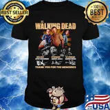 The Walking Dead 2010 2021 thank you for the memories shirt