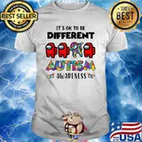 A Mong Us It's Okay To Be Different Autism Awareness Shirt