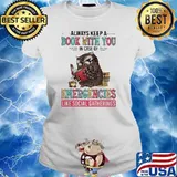 Always Keep A Book With You Case Of Emergencies Like Social Gatherings Owl Shirt Ladies tee