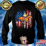 American Flag Horse Racing shirt - Copy Sweater