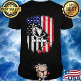 American Flag With Logo Ram Trucks Shirt