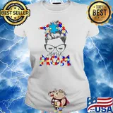 Autism Nurse mom Ladies tee