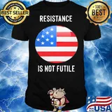 Best Resistance Is Not Futile American Flag Shirt