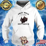 BLACK CAT FREE HUGS JUST KIDDING DON’T TOUCH ME SHIRT Hoodie