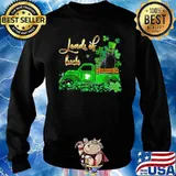 Black Cat loads of luck st patricks day Sweater