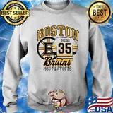Boston Moog 35 Bruins 1990 playoffs Sweater