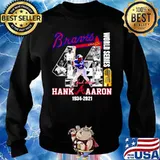 Braves 44 World Series Hank Aaron 1934 2021 Sweater