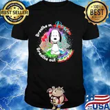Breathe In Peace Breathe Out Love Snoopy Yoga Lgbt Shirt