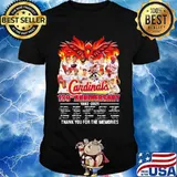 Cardinals 139th Anniversary 1882 2021 Signature Thank You For The Memories Shirt