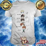 Chibi Team One Direction Name Player Shirt