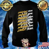 Christian Perfect Forgiven Worthy Loved God Shirt Sweater