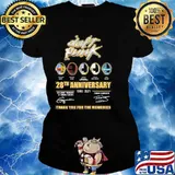 Dark Punk 28th Anniversary 1993 2021 Thank You For The Memories Shirt Ladies tee