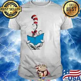 Dr. Seuss Reading Cat Shirt