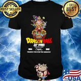 Dragon Ball 37 Years Toriyama Akira 1984 2021 Signature Thanks You For The Memories shirt
