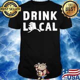 Drink Local Alaska Craft Beer Ak Brewers And Breweries Shirt
