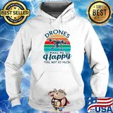 Drones Make Me Happy You Not So Much Sunset Vintage Shirt Hoodie