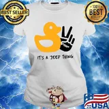 Duck And Peace Its A Jeep Thing Ladies tee