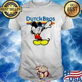 Dutch Bros Coffee Mickey Mouse Disney Shirt