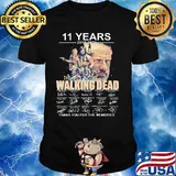 11 Years 2010 2021 The Walking Dead Thank You For The Memories Signature Shirt