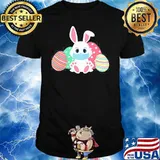 Easter 2021 Face Mask Bunny Happy Easter Eggs Peeps Shirt