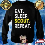 EAT SLEEP SCOUT REPEAT FUNNY SCOUTING SHIRT Sweater