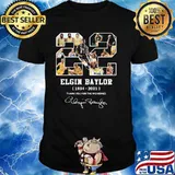 Elgin Baylor 1934 2021 Thank You For The Memories Signature Shirt