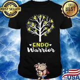 ENDO WARRIOR ENDOMETRIOSIS AWARENESS MONTH YELLOW RIBBON SHIRT