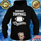 Fantasy Football Champion Funny League Draft Party Champ Hoodie