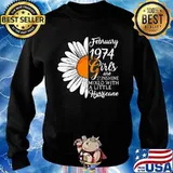 FEBRUARY GIRL 1974 TSHIRT 47 YEARS OLD 47TH BIRTHDAY SHIRT Sweater