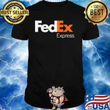 Fedex Express Logo White Orange Shirt