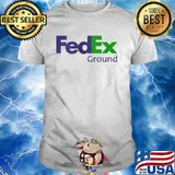 Fedex Ground Logo Blue Green Shirt